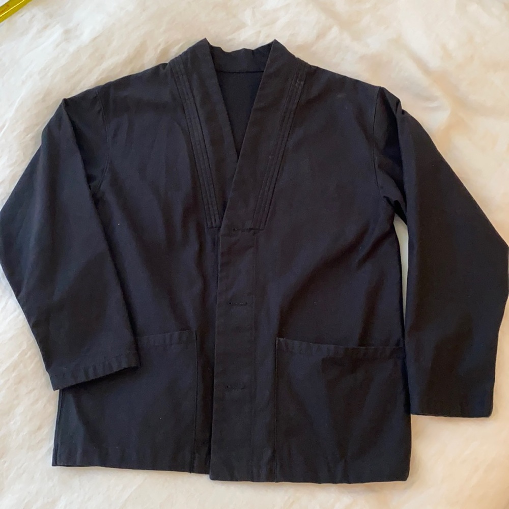 Saturday’s NYC Black Cotton Japanese Style Jacket